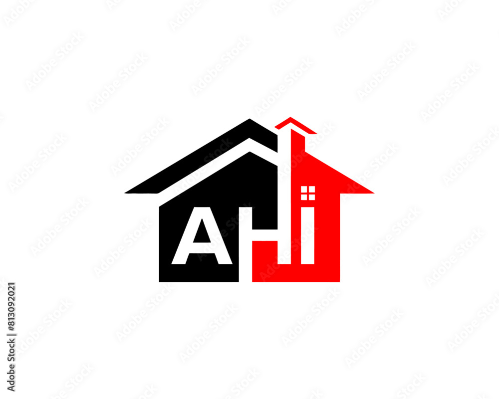 Fototapeta premium ahi home logo