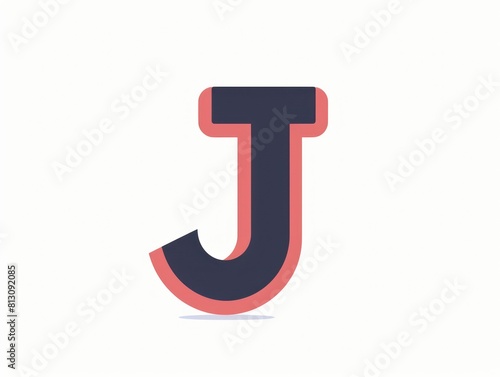 An elegant icon of the letter 'J' in gold, perfect for logos, symbolizing leadership and innovation in business