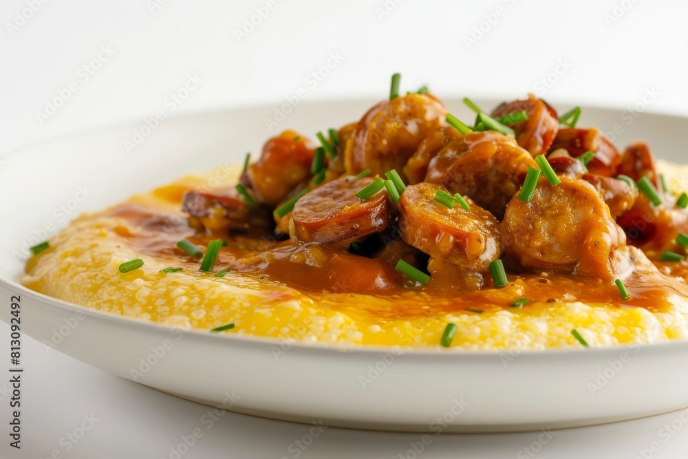 Gourmet Andouille Sausage and White Cheddar Cheese Grits Recipe Gourmet Andouille Sausage and White Cheddar Cheese Grits Recipe