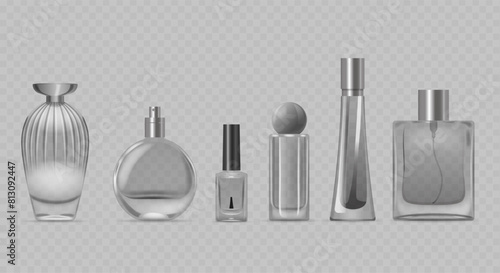 Diverse Perfume Bottles Depicting Unique Designs Suitable For Various Aesthetics. From Classic To Modern Styles