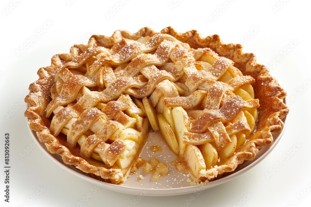 Zesty Granny Smith Apple Pie with Golden-Brown Crust Zesty Granny Smith Apple Pie with Golden-Brown Crust