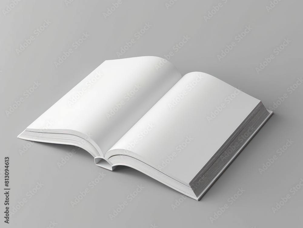 open book mockup on gray background open book mockup on gray background