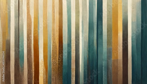 Abstract painting wallpaper layer in stripes color pattern.surfaces muticolor line disign  photo