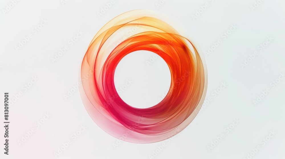 circular abstract logo, white background circular abstract logo, white background