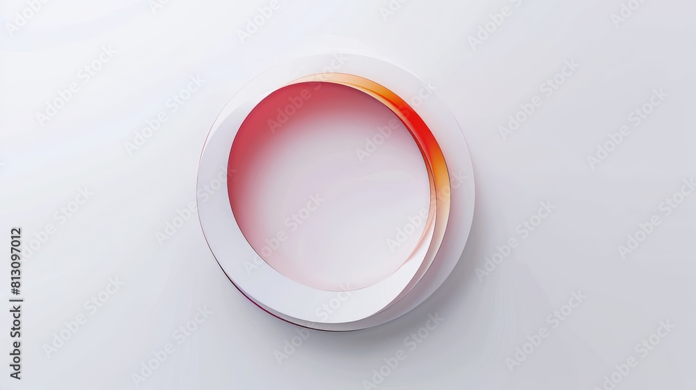 circular abstract logo, white background circular abstract logo, white background