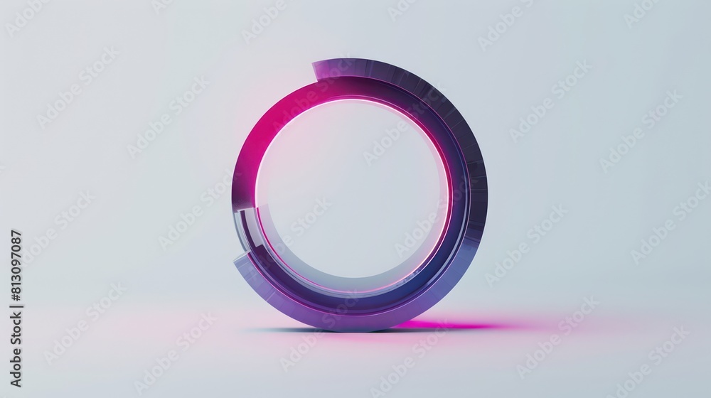 circular abstract logo, white background circular abstract logo, white background