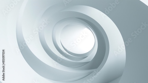 circular abstract logo  white background