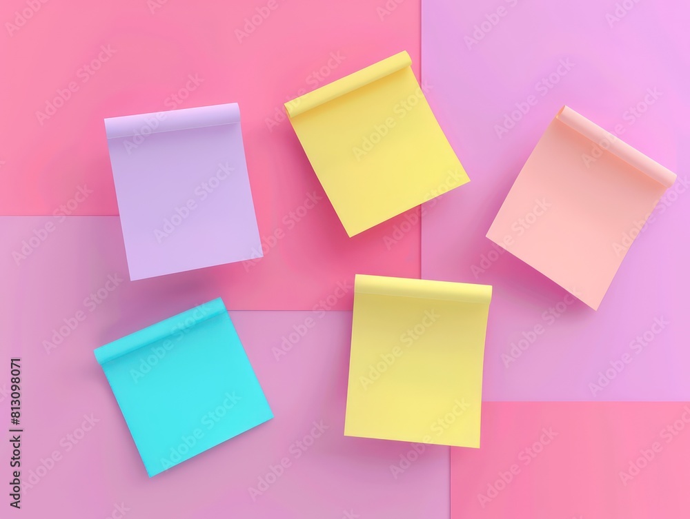 sticky notes icon illustration