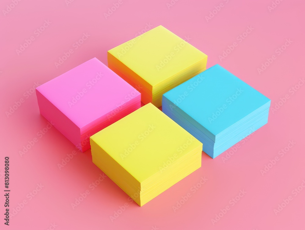 Obraz premium sticky notes icon illustration