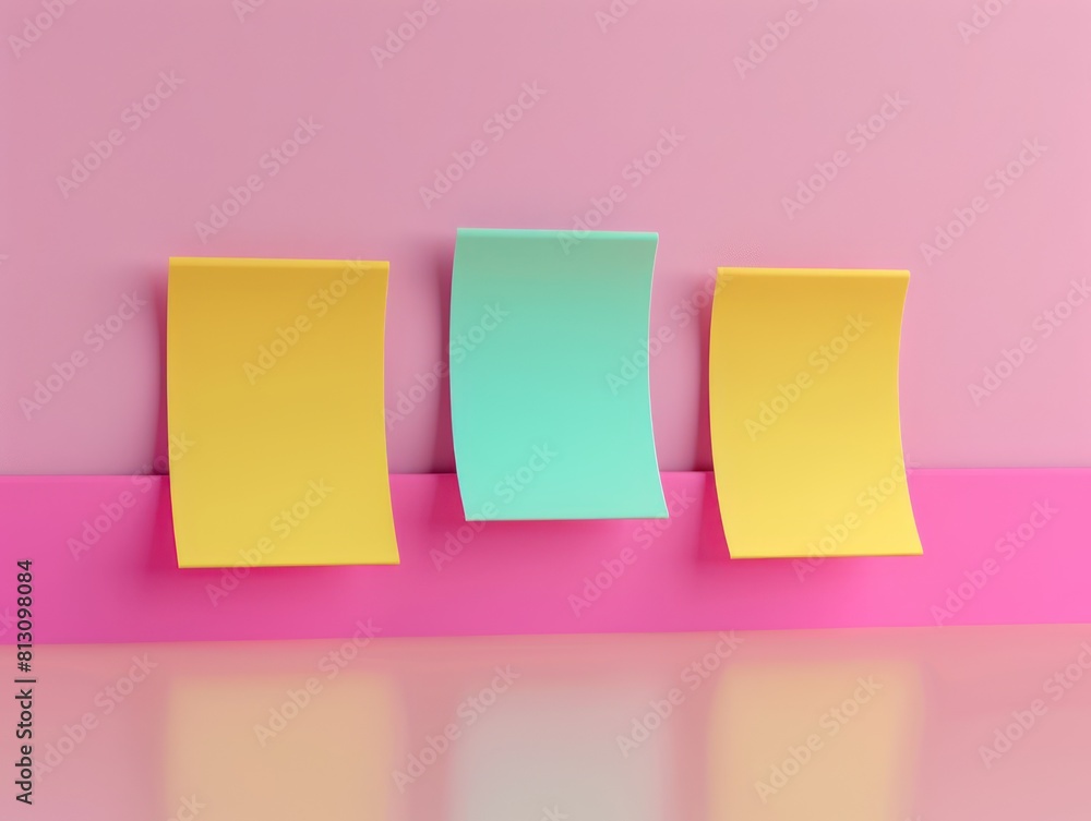 Fototapeta premium sticky notes icon illustration