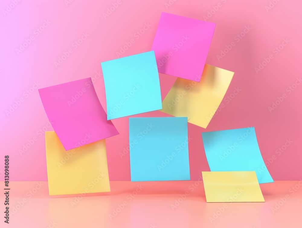 Fototapeta premium sticky notes icon illustration