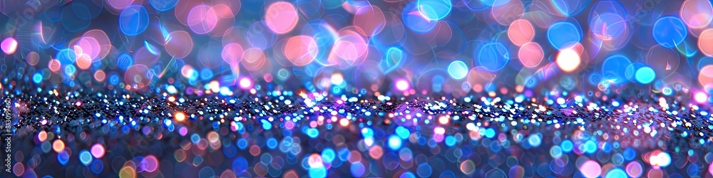 A blue and purple background with many small blue and purple dots
