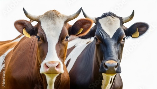 Cows , on white background © b13