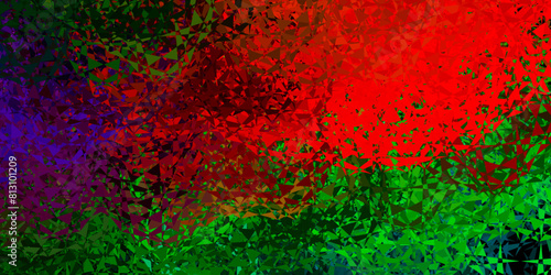 Dark multicolor vector pattern with polygonal shapes.