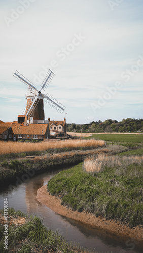 Cley Windmill, cley next the the sea, norfolk photo