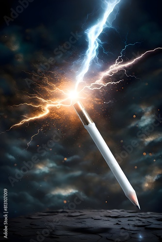 lightning in the pencil fantasy