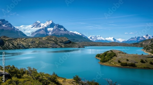 Patagonian Glaciers and Lakes photo