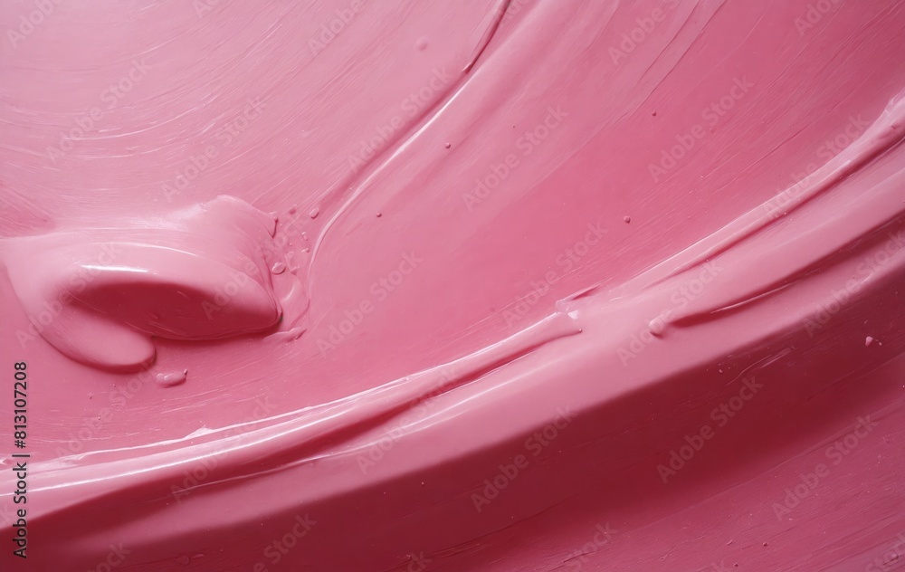 Closeup of liquid magenta paint texture in macro photography Closeup of liquid magenta paint texture in macro photography