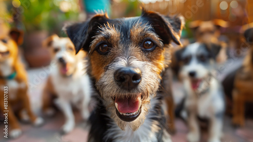 jack russell terrier dog portrait photo