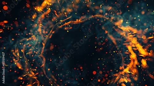 abstract nebular galaxy theme background  futuristic space  Generative Ai