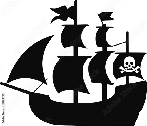 Pirate and sea theme icon