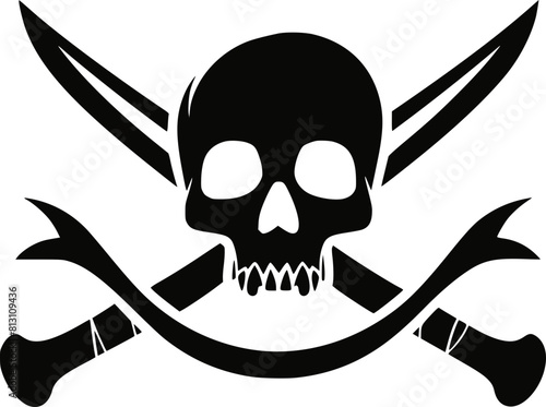 Pirate and sea theme icon