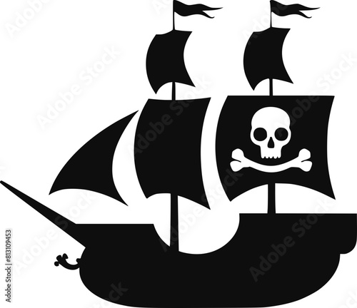 Pirate and sea theme icon