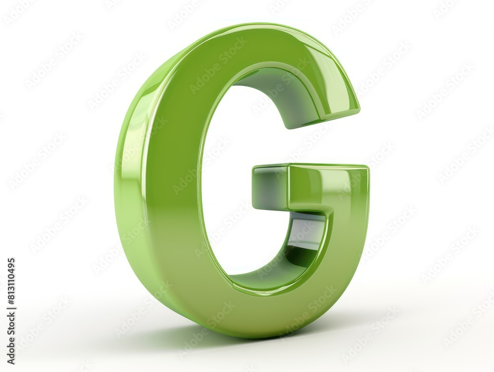 G letter icon color, white background G letter icon color, white background