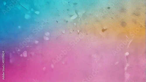 Colorful gradient background on wall concrete texture. Colorful gradient background  banner  blank space. stucco or cement background. abstract grungy and bumpy wall background.