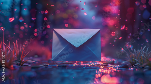 Envelope Drifting in Water photo