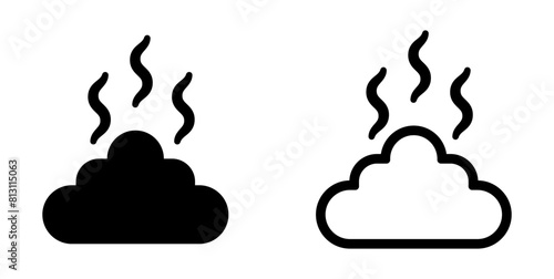 Co2 carbon dioxide cycle icon. Co2 emissions neutral symbol