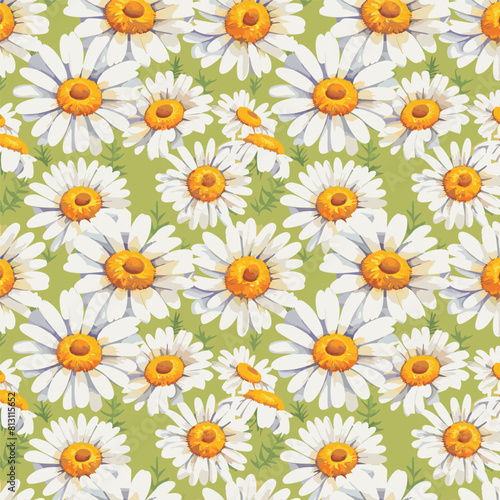 Flower pattern with leaves. Floral bouquets flower compositions. Floral pattern