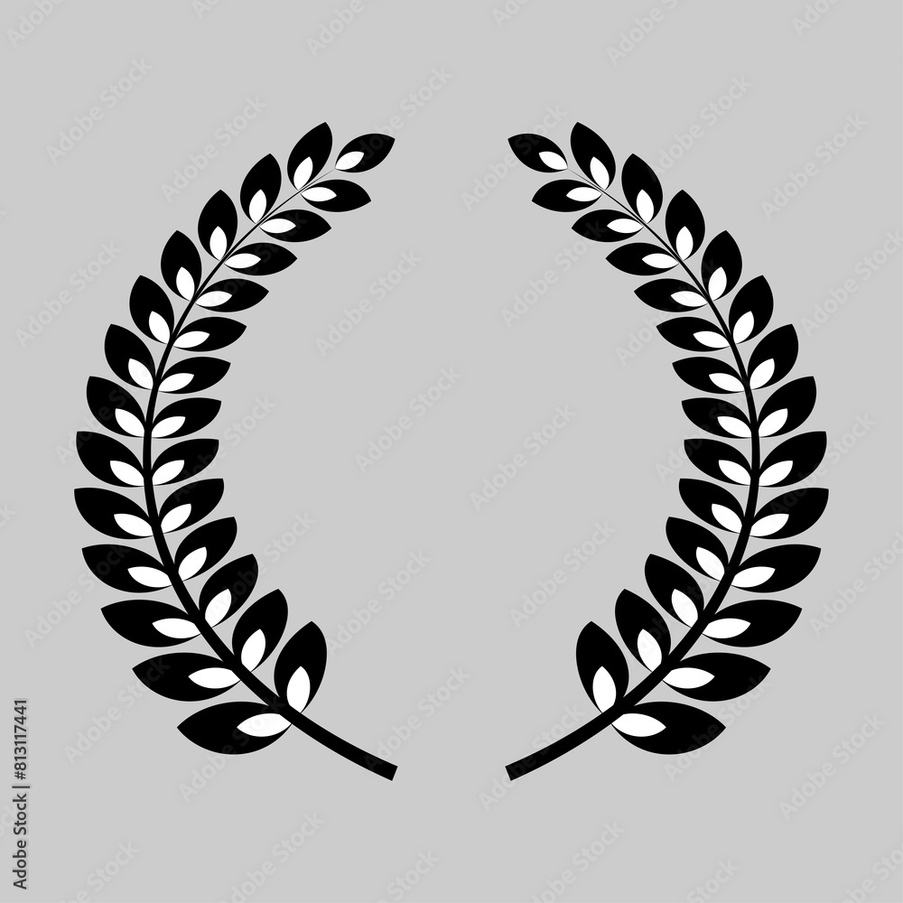 Laurel Wreath vector Symbol Icon Logo Design Laurel Wreath vector Symbol Icon Logo Design