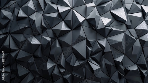 Abstract background of triangle shapes. Geometric texture creates a futuristic pattern.