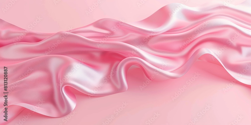 Texture, A pink fabric draped elegantly over a surface with soft folds and smooth texture, Close-up of silky pink fabric with graceful folds and soft sheen Texture, A pink fabric draped elegantly over a surface with soft folds and smooth texture, Close-up of silky pink fabric with graceful folds and soft sheen
