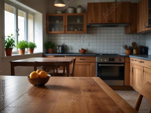 A bowl of fruits on a wooden table