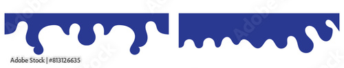 Set of separator headers, modern dividers shapes for bottom of the page web site