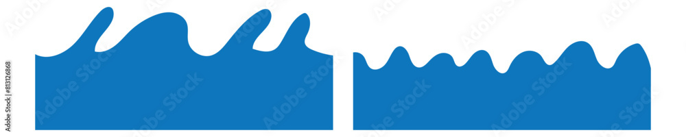 Website border and header set with drops, waves, organic and geometric shapes in black colour. Isolated vector template for website, app, poster, banner. On white background in eps 10. Website border and header set with drops, waves, organic and geometric shapes in black colour. Isolated vector template for website, app, poster, banner. On white background in eps 10.