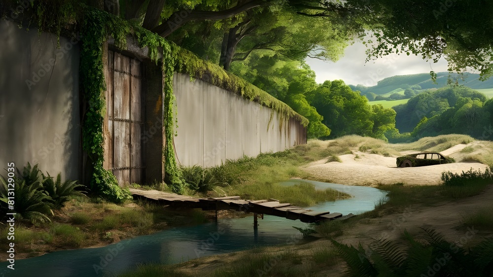 A picture of a house with a tree on the left side. A picture of a house with a tree on the left side.