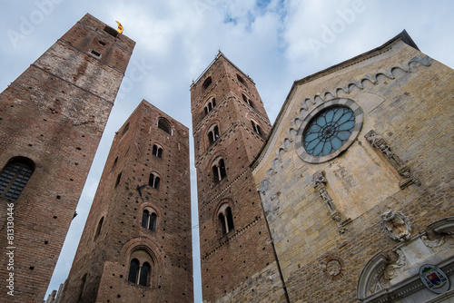 Cathedral and three towers, Albenga