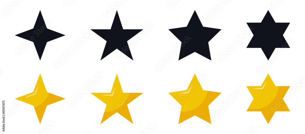 favorite star icon rating symbol reward rating mark icons. yellow stars vector icon favorite star icon rating symbol reward rating mark icons. yellow stars vector icon
