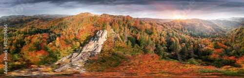 The Sokilsky ridge in the Carpathians