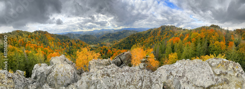 Obraz na płótnie The Sokilsky ridge in the Carpathians w salonie