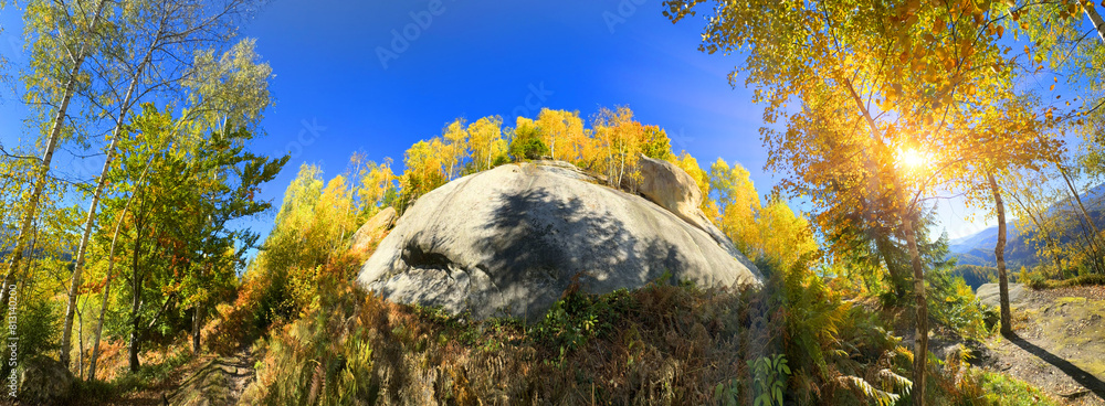 The Sokilsky ridge in the Carpathians