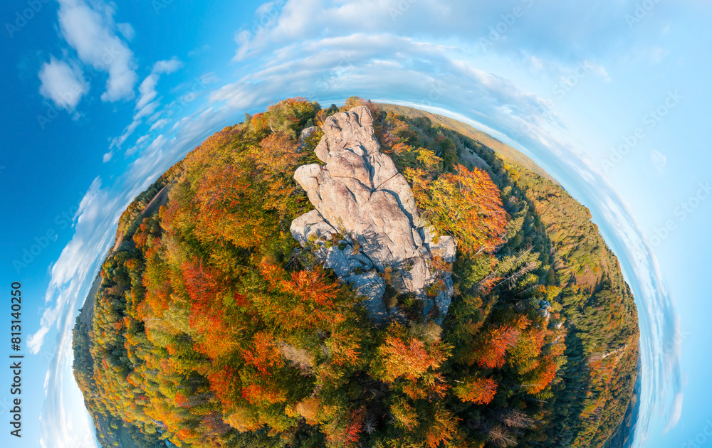 The Sokilsky ridge in the Carpathians