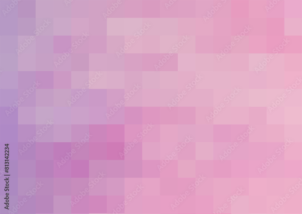 Gradient pink background. Geometric texture from pink squares for publication, design, poster, calendar, post, screensaver, wallpaper, postcard, cover, banner, website. Vector illustration Gradient pink background. Geometric texture from pink squares for publication, design, poster, calendar, post, screensaver, wallpaper, postcard, cover, banner, website. Vector illustration