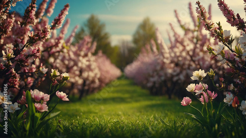 ornamental springtime background