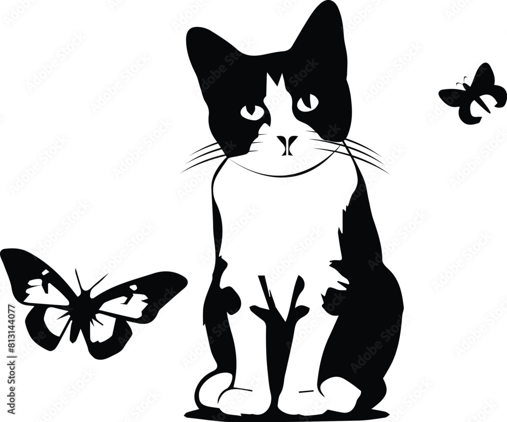 Cat Silhouette | Midnight Paws – Elegant Cat Art Cat Silhouette | Midnight Paws – Elegant Cat Art