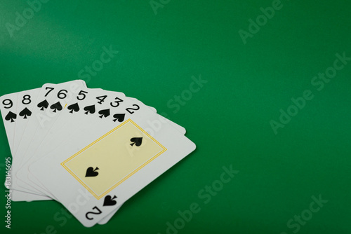 Fotografie Playing cards for poker and gambling