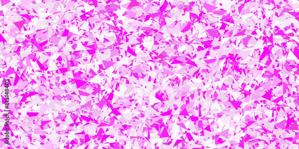Light pink vector pattern with polygonal shapes. Light pink vector pattern with polygonal shapes.